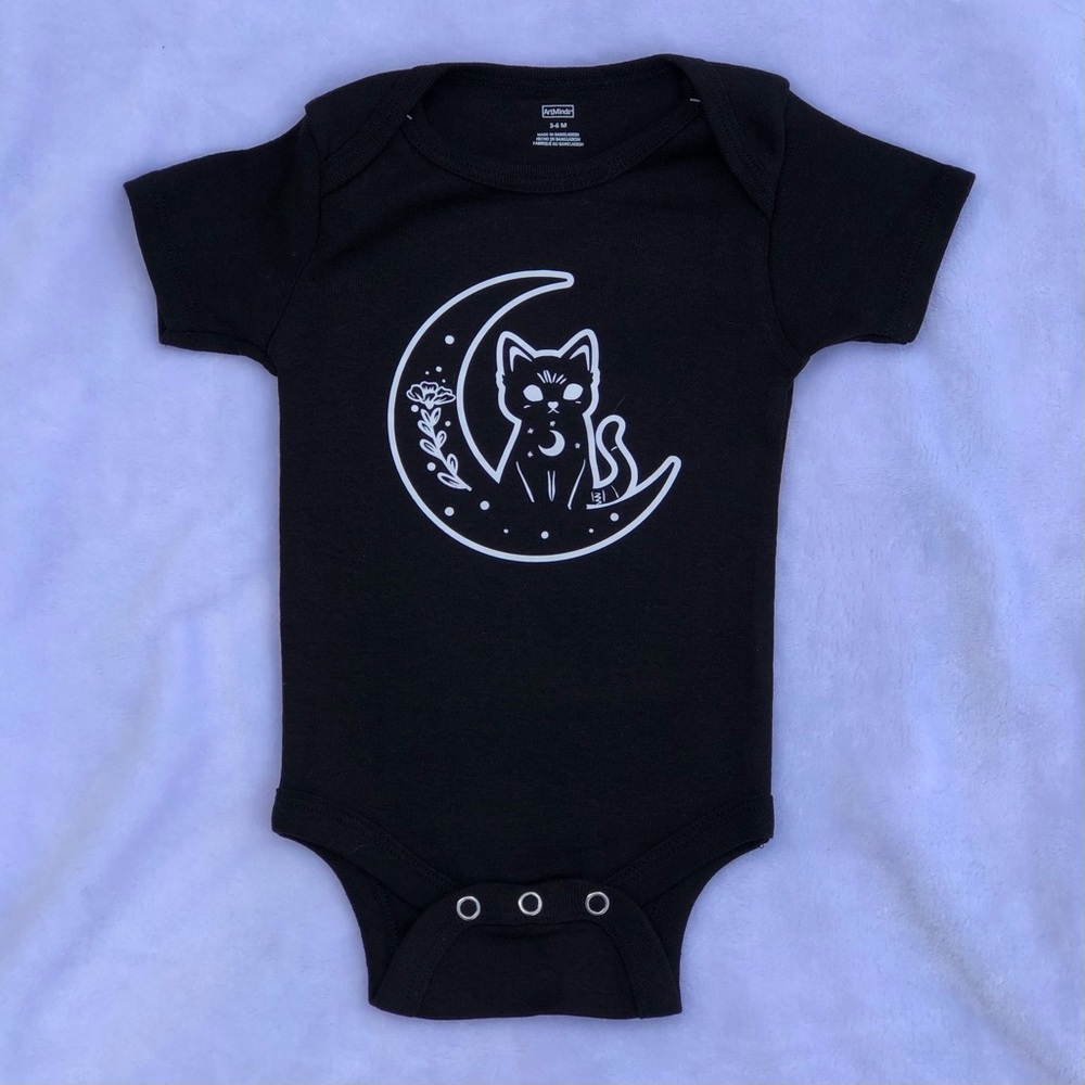 Black Kitty Onesie